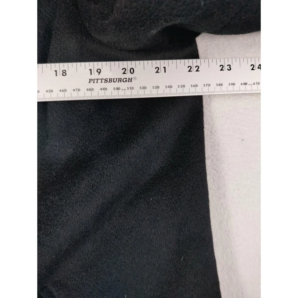Vintage Forecaster Of Boston Coat Womens Large 11/12 Black Wool Long Overcoat
